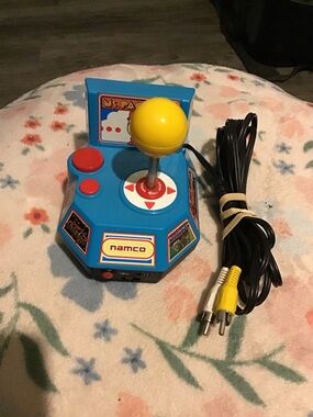Namco Blue & Yellow Mini Arcade Joystick Controller